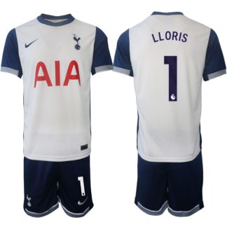 Köpa Tottenham Hotspur Hemmatröja 2024/25 Hugo Lloris 1 Kortärmad (+ Korta byxor)