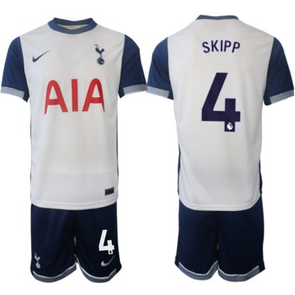 Köpa Tottenham Hotspur Hemmatröja 2024/25 Oliver Skipp 4 Kortärmad (+ Korta byxor)