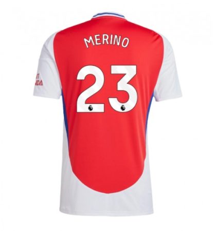 Köpa Billiga Arsenal Hemmatröja 2024/25 Mikel Merino 23 Kortärmad