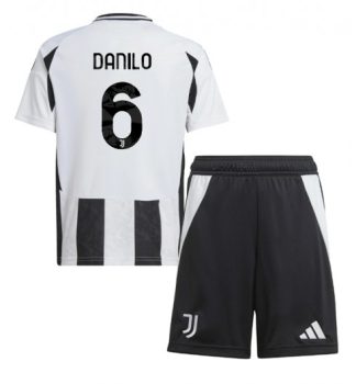 Köpa Billiga Barn Juventus Hemmatröja 2024/25 Danilo Luiz 6 Kortärmad (+ Korta byxor)