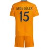 Köpa Billiga Barn Real Madrid Bortatröja 2024/25 Arda Guler 15 Kortärmad (+ Korta byxor)