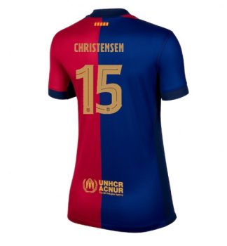 Köpa Billiga Dam FC Barcelona Hemmatröja 2024/25 Andreas Christensen 15 Kortärmad