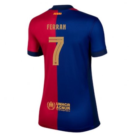 Köpa Billiga Dam FC Barcelona Hemmatröja 2024/25 Ferran Torres 7 Kortärmad