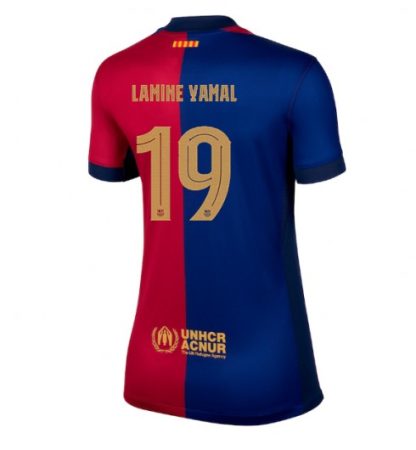 Köpa Billiga Dam FC Barcelona Hemmatröja 2024/25 Lamine Yamal 19 Kortärmad