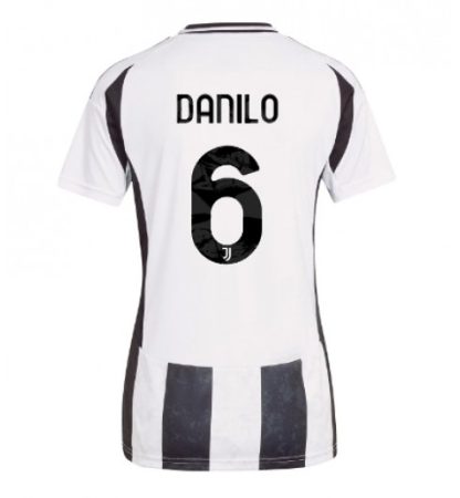 Köpa Billiga Dam Juventus Hemmatröja 2024/25 Danilo Luiz 6 Kortärmad