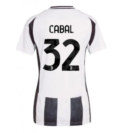 Köpa Billiga Dam Juventus Hemmatröja 2024/25 Juan Cabal 32 Kortärmad