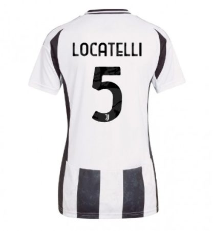 Köpa Billiga Dam Juventus Hemmatröja 2024/25 Manuel Locatelli 5 Kortärmad