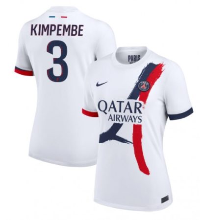 Köpa Billiga Dam Paris Saint-Germain Bortatröja 2024/25 Presnel Kimpembe 3 Kortärmad