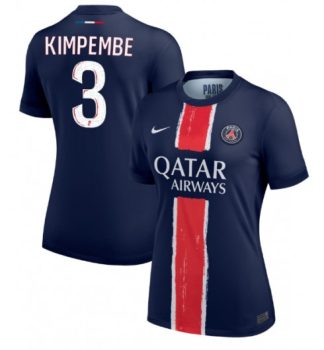 Köpa Billiga Dam Paris Saint-Germain Hemmatröja 2024/25 Presnel Kimpembe 3 Kortärmad