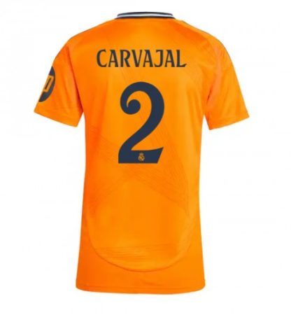 Köpa Billiga Dam Real Madrid Bortatröja 2024/25 Daniel Carvajal 2 Kortärmad