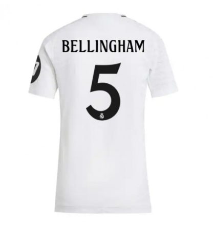 Köpa Billiga Dam Real Madrid Hemmatröja 2024/25 Jude Bellingham 5 Kortärmad