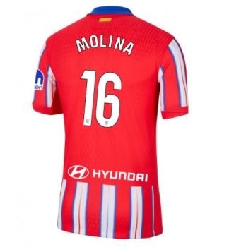 Köpa Atlético Madrid Hemmatröja 2024/25 Nahuel Molina 16 Kortärmad