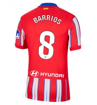 Köpa Atlético Madrid Hemmatröja 2024/25 Pablo Barrios 8 Kortärmad