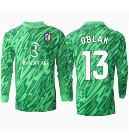 Köpa Atlético Madrid Målvakt Bortatröja 2024/25 Jan Oblak 13 Långärmad