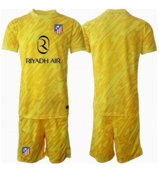 Köpa Barn Atlético Madrid Målvakt Tredjetröja 2024/25 Kortärmad (+ Korta byxor)