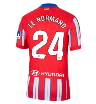 Köpa Billiga Atlético Madrid Hemmatröja 2024/25 Robin Le Normand 24 Kortärmad