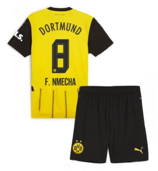 Köpa Billiga Barn Borussia Dortmund Hemmatröja 2024/25 Felix Nmecha 8 Kortärmad (+ Korta byxor)