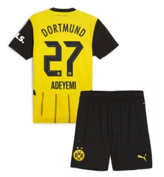 Köpa Billiga Barn Borussia Dortmund Hemmatröja 2024/25 Karim Adeyemi 27 Kortärmad (+ Korta byxor)