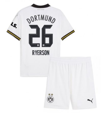 Köpa Billiga Barn Borussia Dortmund Tredjetröja 2024/25 Julian Ryerson 26 Kortärmad (+ Korta byxor)