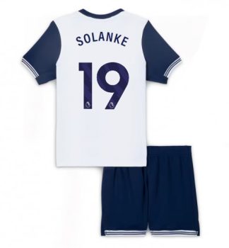 Köpa Billiga Barn Tottenham Hotspur Hemmatröja 2024/25 Dominic Solanke 19 Kortärmad (+ Korta byxor)