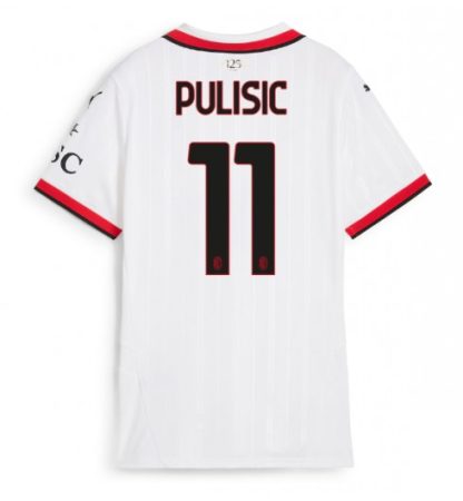 Köpa Billiga Dam AC Milan Bortatröja 2024/25 Christian Pulisic 11 Kortärmad