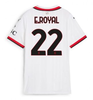 Köpa Billiga Dam AC Milan Bortatröja 2024/25 Emerson Royal 22 Kortärmad