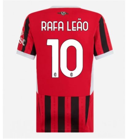 Köpa Billiga Dam AC Milan Hemmatröja 2024/25 Rafael Leao 10 Kortärmad