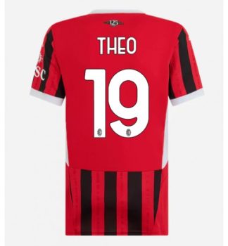 Köpa Billiga Dam AC Milan Hemmatröja 2024/25 Theo Hernandez 19 Kortärmad