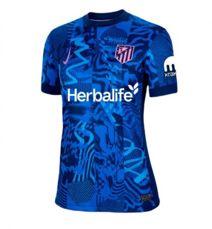 Köpa Billiga Dam Atlético Madrid Tredjetröja 2024/25 Angel Correa 10 Kortärmad-1