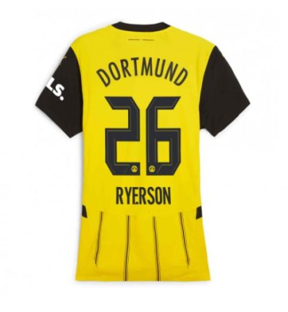 Köpa Billiga Dam Borussia Dortmund Hemmatröja 2024/25 Julian Ryerson 26 Kortärmad