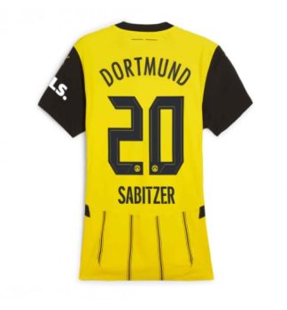 Köpa Billiga Dam Borussia Dortmund Hemmatröja 2024/25 Marcel Sabitzer 20 Kortärmad