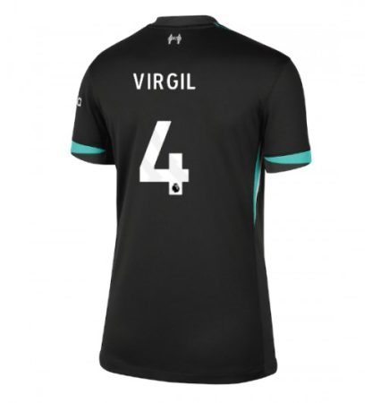 Köpa Billiga Dam Liverpool Bortatröja 2024/25 Virgil van Dijk 4 Kortärmad