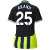 Köpa Billiga Dam Manchester City Bortatröja 2024/25 Manuel Akanji 25 Kortärmad