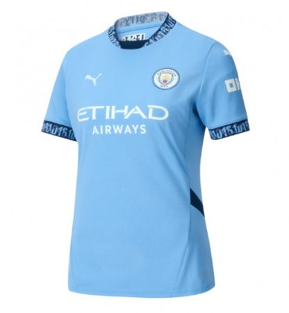 Köpa Billiga Dam Manchester City Hemmatröja 2024/25 Jeremy Doku 11 Kortärmad-1