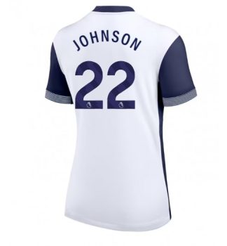 Köpa Billiga Dam Tottenham Hotspur Hemmatröja 2024/25 Brennan Johnson 22 Kortärmad