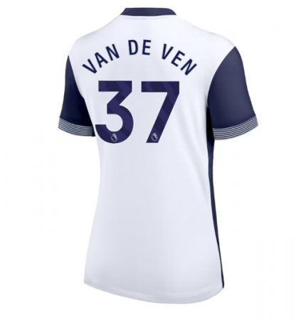 Köpa Billiga Dam Tottenham Hotspur Hemmatröja 2024/25 Micky van de Ven 37 Kortärmad