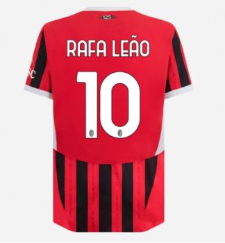 Köpa Billiga Herr AC Milan Hemmatröja 2024/25 Rafael Leao 10 Kortärmad