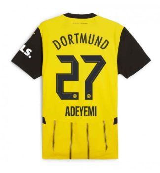 Köpa Billiga Herr Borussia Dortmund Hemmatröja 2024/25 Karim Adeyemi 27 Kortärmad