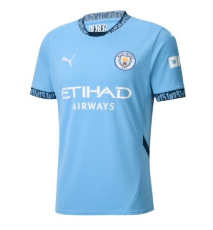 Köpa Billiga Herr Manchester City Hemmatröja 2024/25 Rico Lewis 82 Kortärmad-1