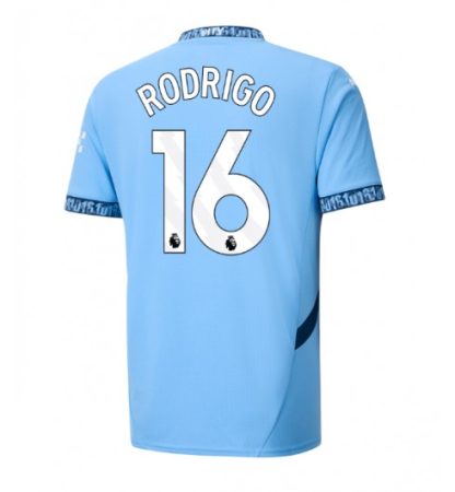 Köpa Billiga Herr Manchester City Hemmatröja 2024/25 Rodri Hernandez 16 Kortärmad