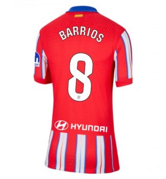 Köpa Dam Atlético Madrid Hemmatröja 2024/25 Pablo Barrios 8 Kortärmad