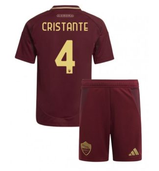 Köpa Billiga Barn AS Roma Hemmatröja 2024/25 Bryan Cristante 4 Kortärmad (+ Korta byxor)