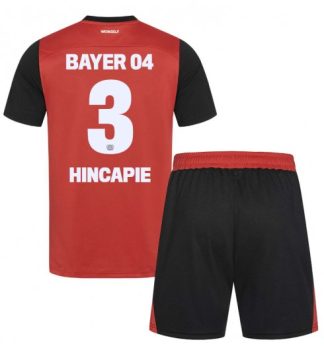 Köpa Billiga Barn Bayer 04 Leverkusen Hemmatröja 2024/25 Piero Hincapie 3 Kortärmad (+ Korta byxor)