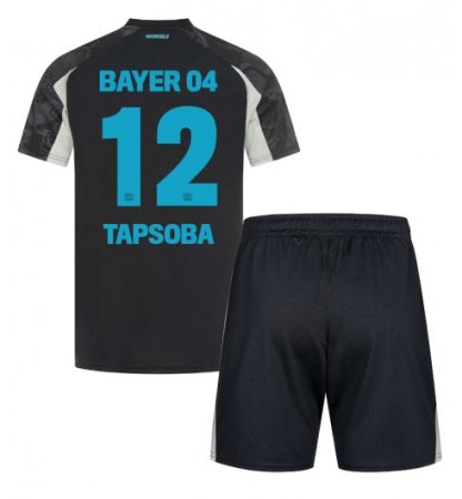 Köpa Billiga Barn Bayer 04 Leverkusen Tredjetröja 2024/25 Edmond Tapsoba 12 Kortärmad (+ Korta byxor)