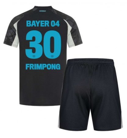 Köpa Billiga Barn Bayer 04 Leverkusen Tredjetröja 2024/25 Jeremie Frimpong 30 Kortärmad (+ Korta byxor)