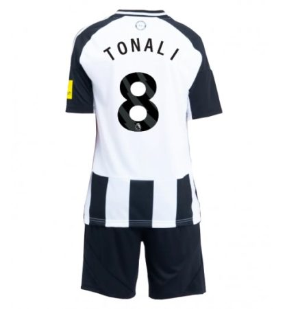 Köpa Billiga Barn Newcastle United Hemmatröja 2024/25 Sandro Tonali 8 Kortärmad (+ Korta byxor)