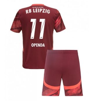 Köpa Billiga Barn RB Leipzig Bortatröja 2024/25 Lois Openda 11 Kortärmad (+ Korta byxor)