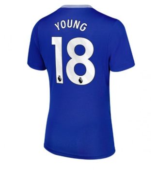 Köpa Fotbollströjor För Dam Everton Hemmatröja 2024/25 Ashley Young 18 Kortärmad