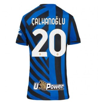 Köpa Fotbollströjor För Dam Inter Milan Hemmatröja 2024/25 Hakan Calhanoglu 20 Kortärmad