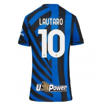 Köpa Fotbollströjor För Dam Inter Milan Hemmatröja 2024/25 Lautaro Martinez 10 Kortärmad